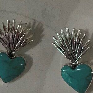 Sterling Silver and Turquoise Earrings